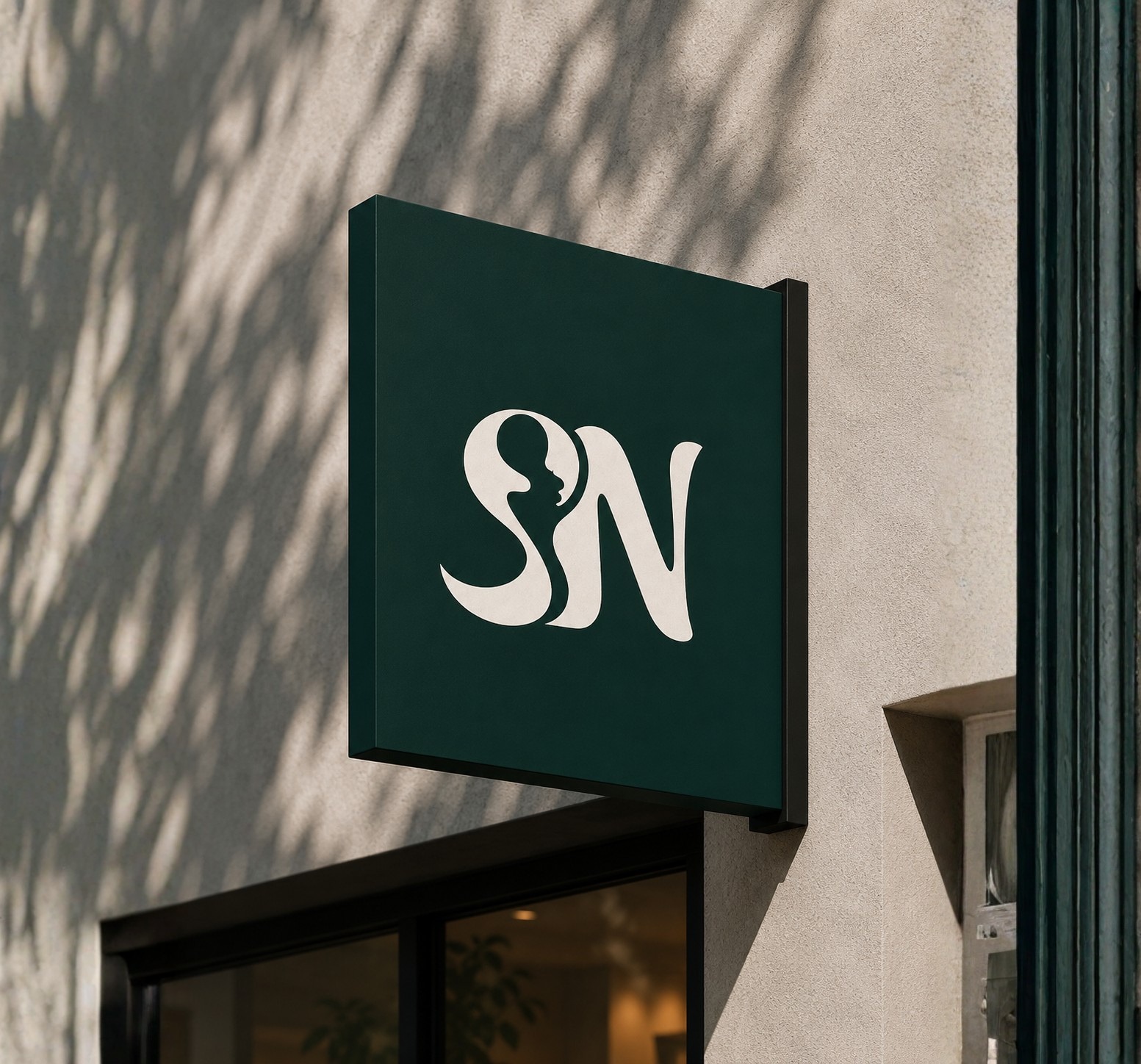 Serenova Health exterior sign mockup